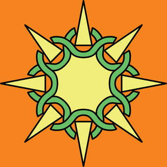 Sun in Vines logo